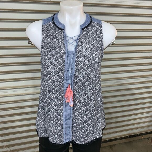 Knox Rose boho style sleeveless top - Picture 1 of 7